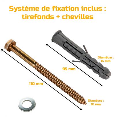 Ralentisseur routier 30 mm voie privée (fixations incluses)