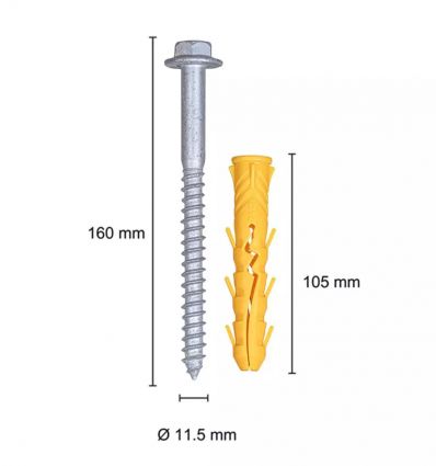 Ralentisseur routier 70 mm voie privée (fixations incluses)