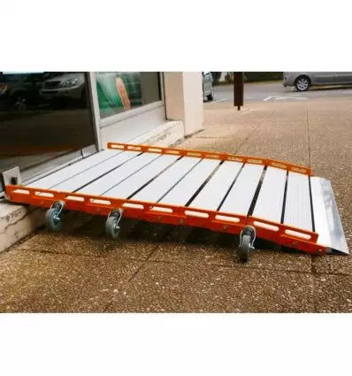Rampe d'accès Enroulable Premium en Aluminium