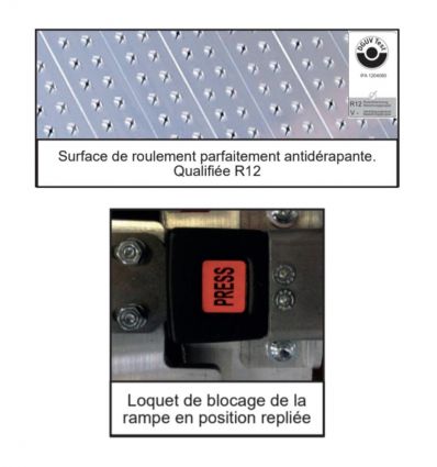 Rampe de chargement Utilitaire Pliable