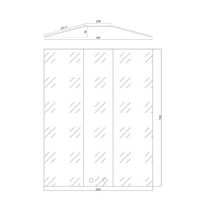 Rampe de seuil Aluminium Double Paroi À Poser