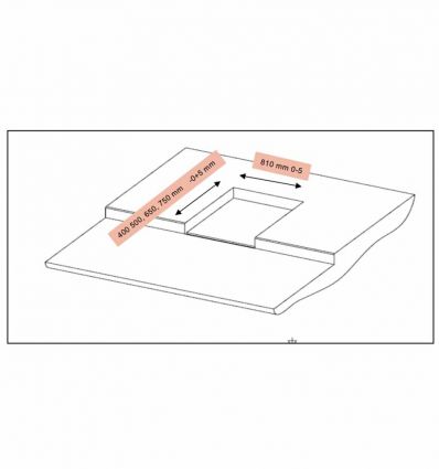 Rampe encastrable PMR dépliante