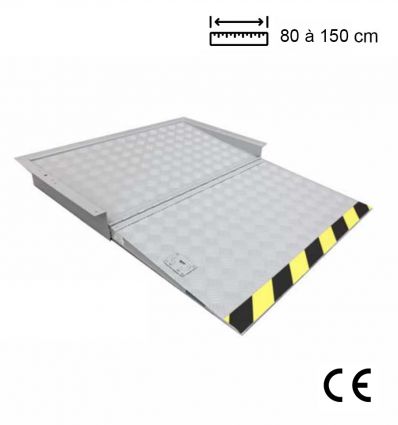 Rampe encastrable PMR dépliante