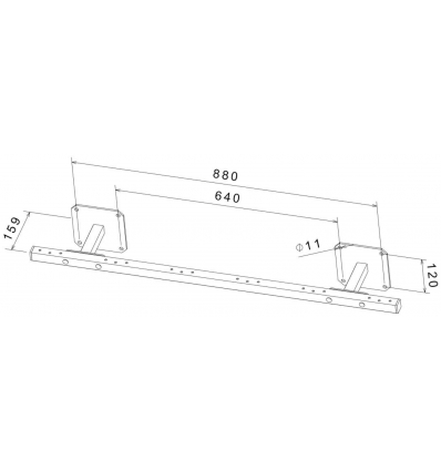 Range trottinettes 6 places mural ou sur pied