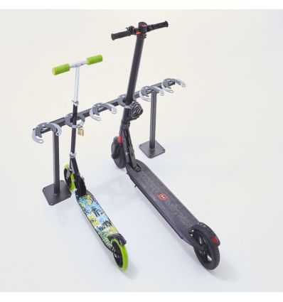 Range trottinettes 6 places mural ou sur pied