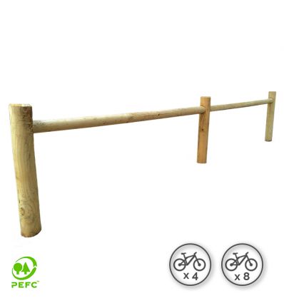 Support vélo bois