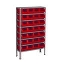 Rayonnage bac à bec grand volume