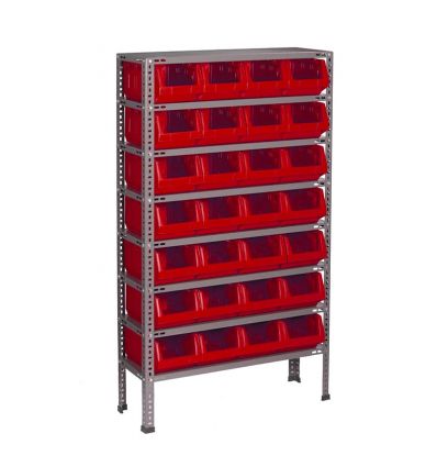 Rayonnage bac à bec grand volume