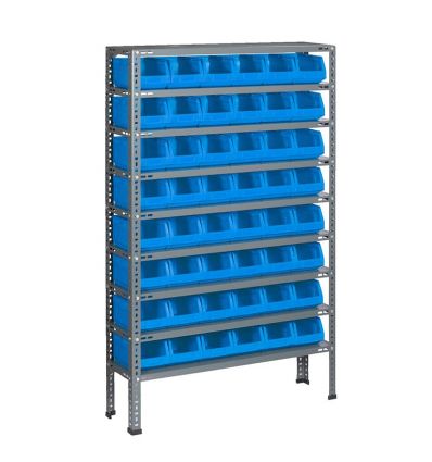 Rayonnage bac à bec grand volume