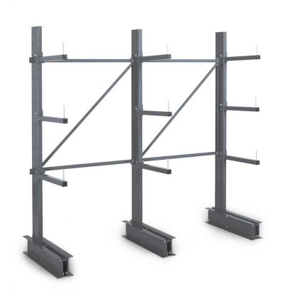 Rayonnage cantilever double ou simple