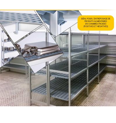Rayonnage alimentaire chambre froide