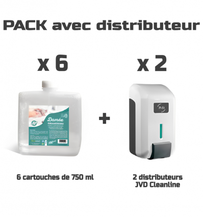 Recharge savon désinfectant pour distributeur cartouche