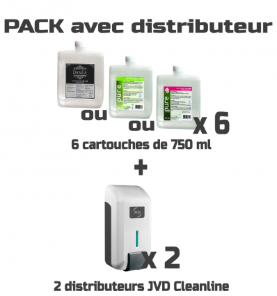 Recharge savon liquide pour distributeur cartouche