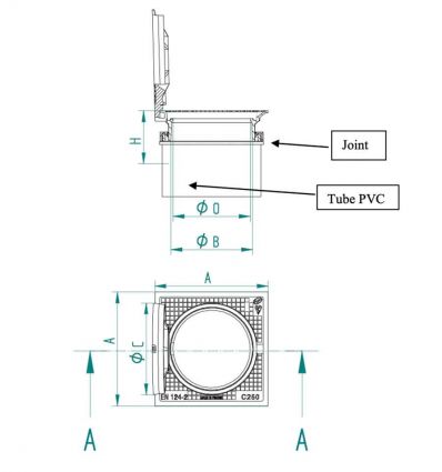 Regard de branchement C250