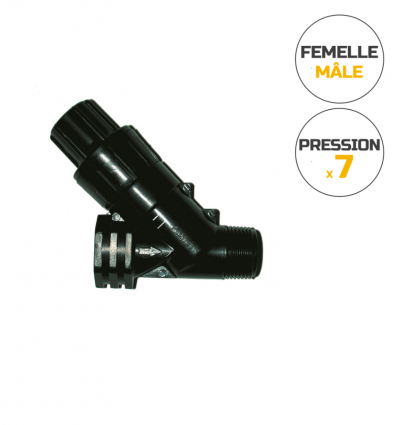 Régulateur de pression arrosage goutte à goutte 3/4 MF
