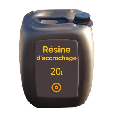 Résine d'accrochage