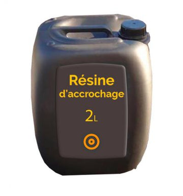 Résine d'accrochage