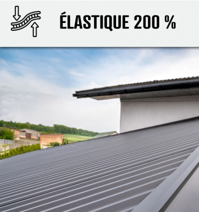 Résine d'étanchéité toiture métallique