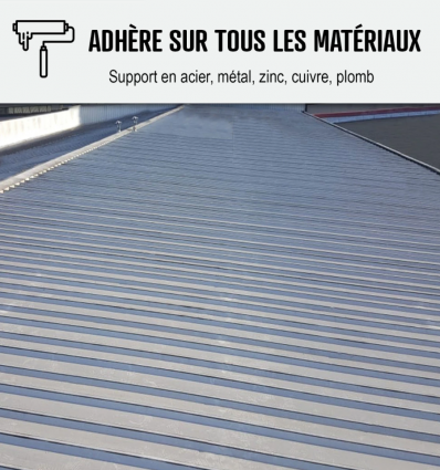 Résine d'étanchéité toiture métallique