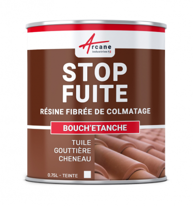 Résine étanche extérieure fibrée