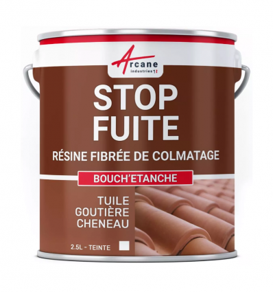Résine étanche extérieure fibrée