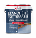 Résine étanchéité toiture colorée