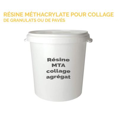 Résine méthacrylate pour collage de granulats