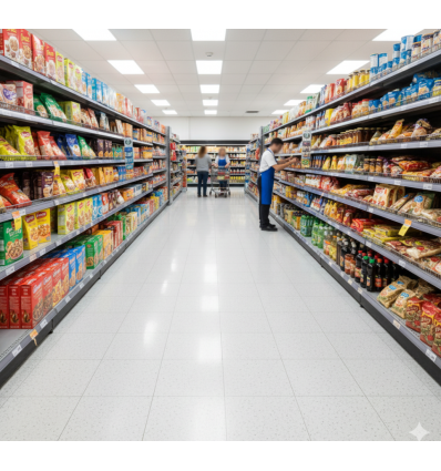 Dalle de sol pour magasin