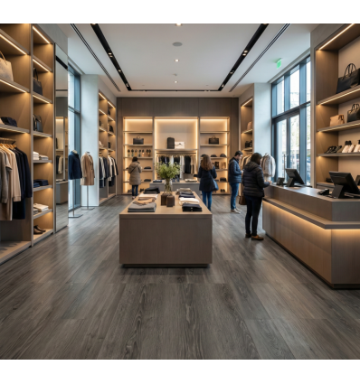 Dalle de sol pour magasin