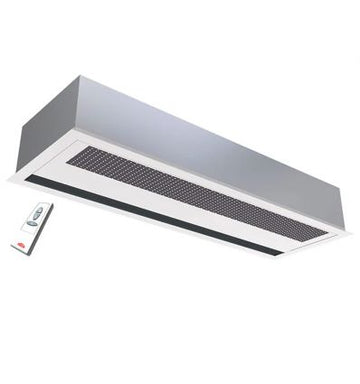 Rideau d'air chaud encastrable