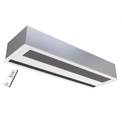 Rideau d'air chaud encastrable