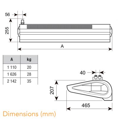 Rideau d'air design
