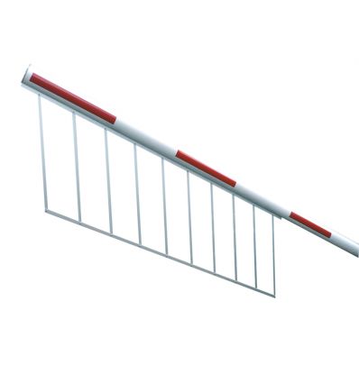 Ridelle de protection sous lisse pour barrière levante Premium