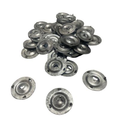 Rondelles métalliques - sachet de 25 pour panneaux de construction