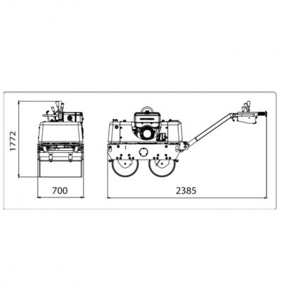 Rouleau Compacteur Duplex