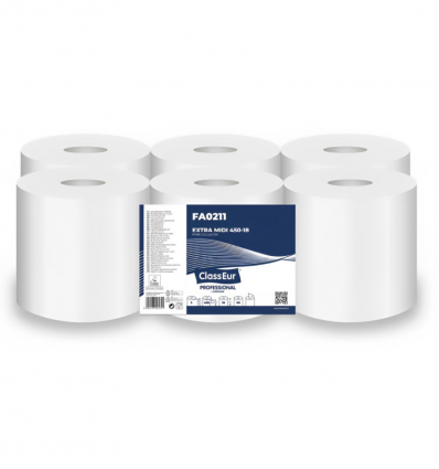 Rouleau papier essuie-main professionnel - Lot de 6
