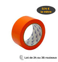 Ruban adhésif de chantier orange