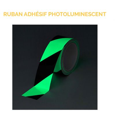 Ruban adhésif photoluminescent 4 heures de lumière