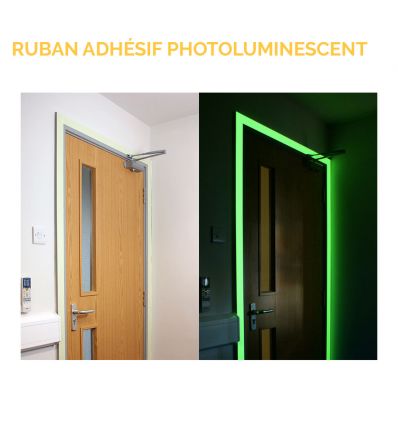 Ruban adhésif photoluminescent 4 heures de lumière