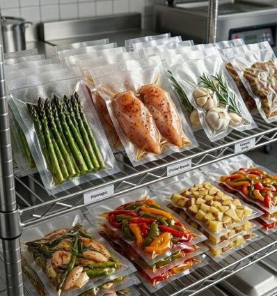 Sachet gaufré sous vide - Lot de 100