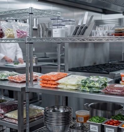Sachet sous vide alimentaire lisse - Lot de 100