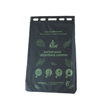 Sacs à déjection canine biodégradable
