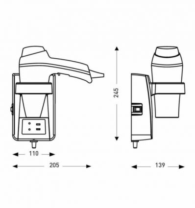 Sèche-cheveux JVD Clipper