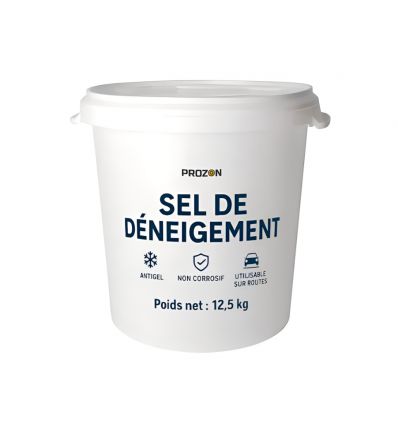 Sel de Déneigement 25 kg en Sac ou Seau