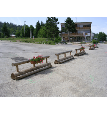 Séparateur de Voie en Bois