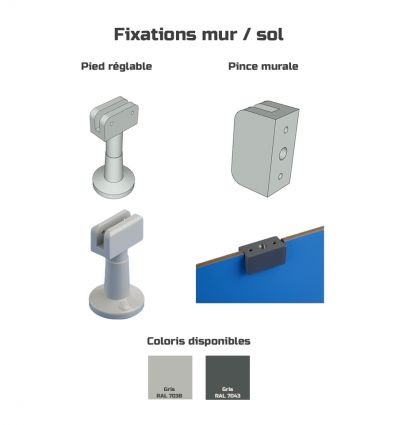 Séparateur WC Maternelle avec Forme