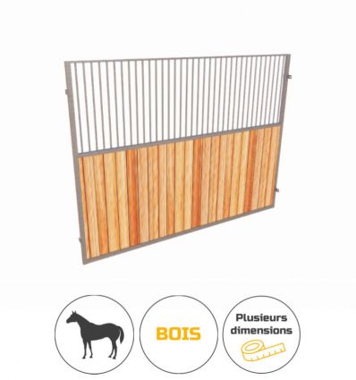 Separation de box chevaux à barreaux