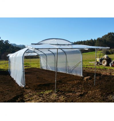 Serre Tunnel Professionnelle Renforcée Largeur 4 m