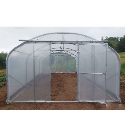 Serre Tunnel Professionnelle Renforcée Largeur 4 m