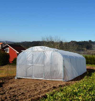 Serre Tunnel Professionnelle Renforcée Largeur 4 m